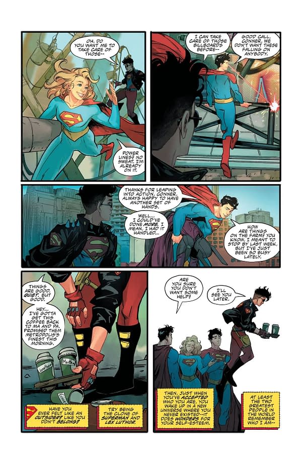 Interior preview page from Superboy: The Man of Tomorrow #1