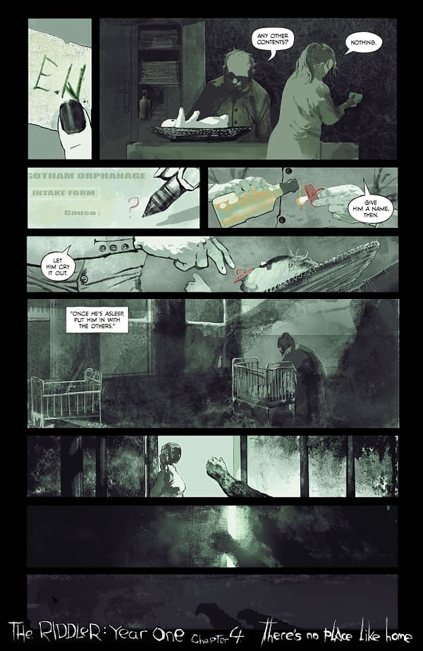 Interior preview page from Riddler: Year One #4