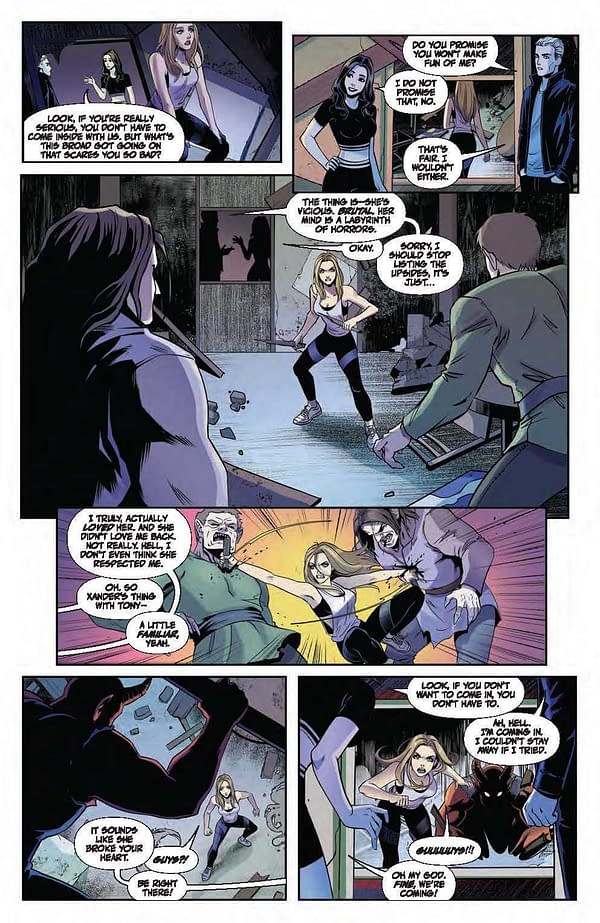 Interior preview page from Vampire Slayer #14
