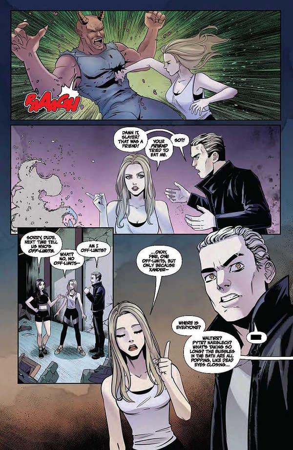 Interior preview page from Vampire Slayer #14