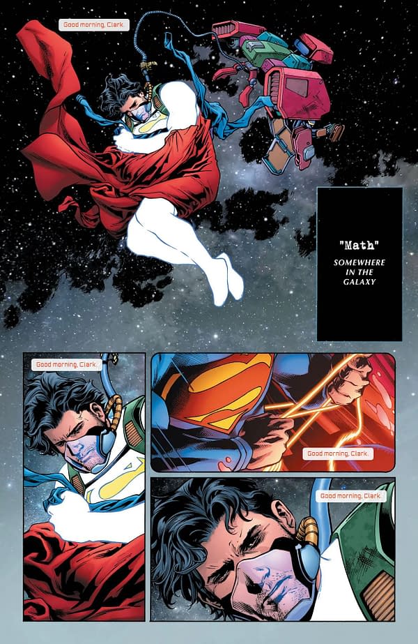 Interior preview page from Superman: Lost #3