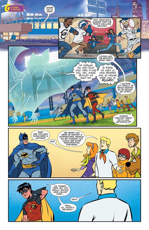 Interior preview page from Batman and Scooby-Doo Mysteries #8