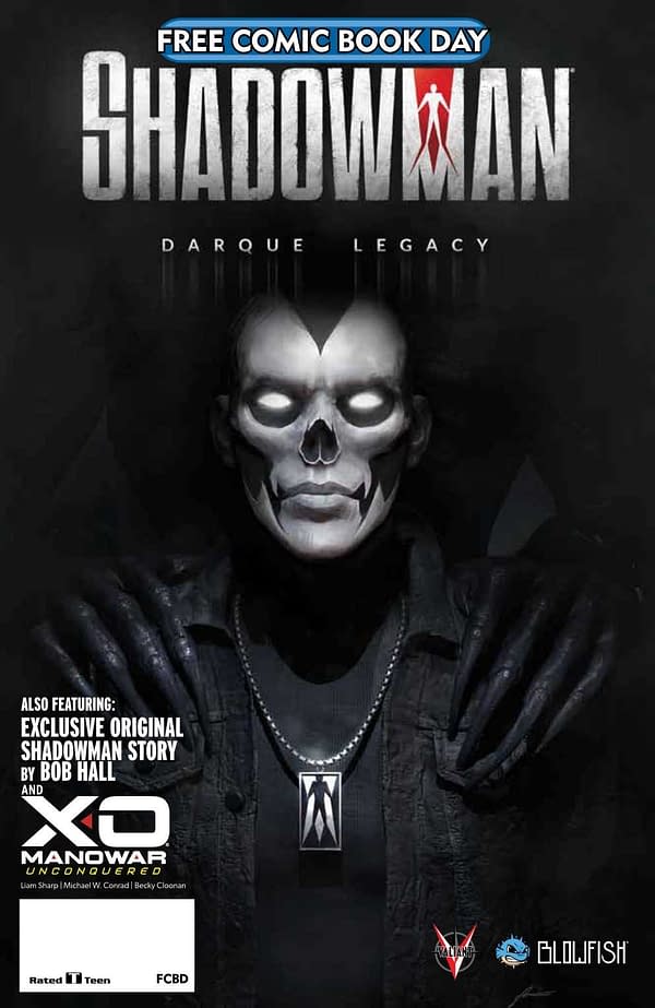 Massive Bob Hall Shadowman Free Comic Book Day Preview