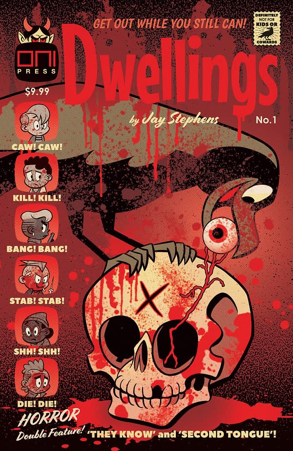 Jay Stephens Returns to Oni Press For Day-Glo Horror Comic, Dwellings