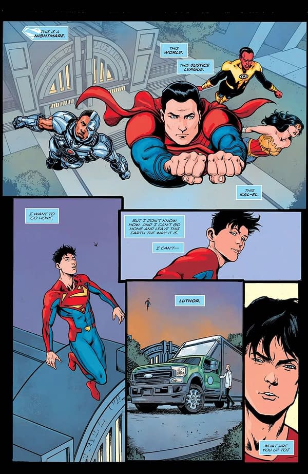 Interior preview page from Adventures of Superman: Jon Kent #4
