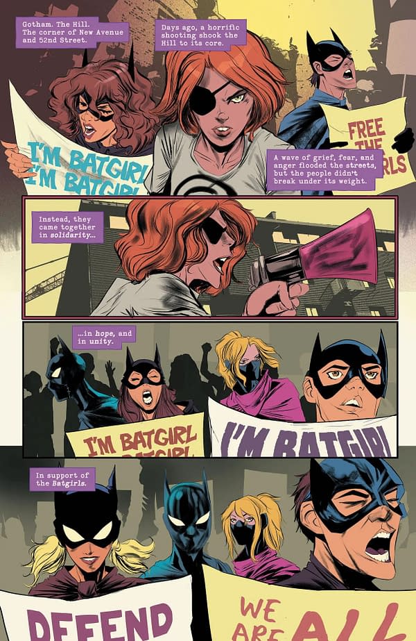 Interior preview page from Batgirls #19