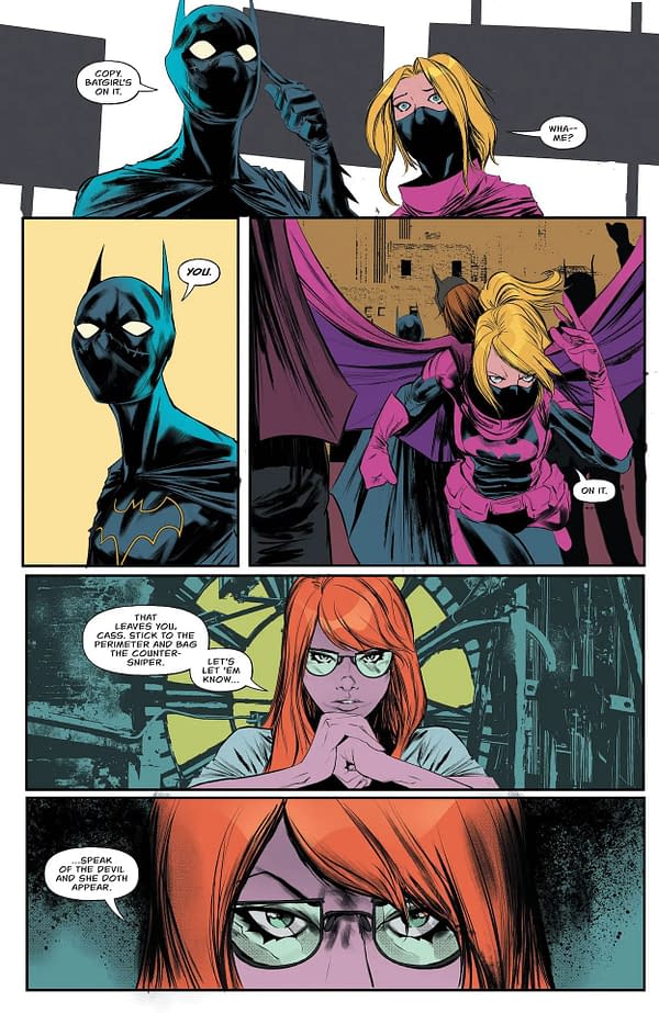 Interior preview page from Batgirls #19