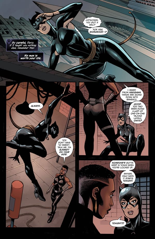 Interior preview page from Catwoman #56