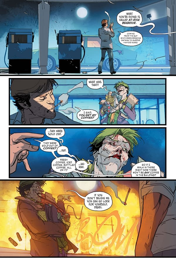 Interior preview page from Joker: The Man Who Stopped Laughing #9