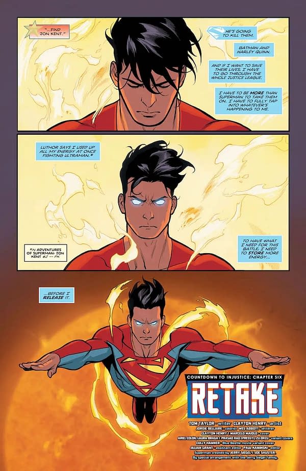 Interior preview page from Adventures of Superman: Jon Kent #6