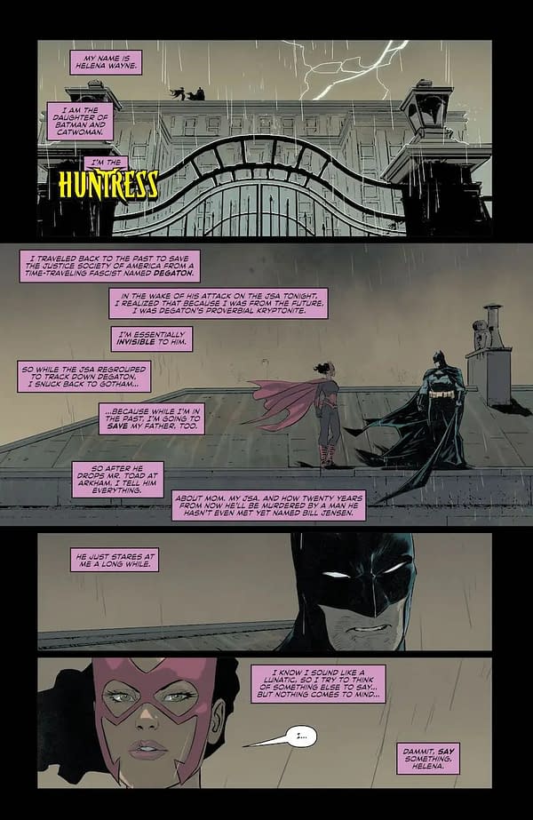 Interior preview page from Justice Society of America #5