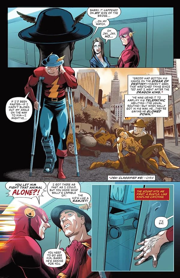 Interior preview page from Knight Terrors: The Flash #1