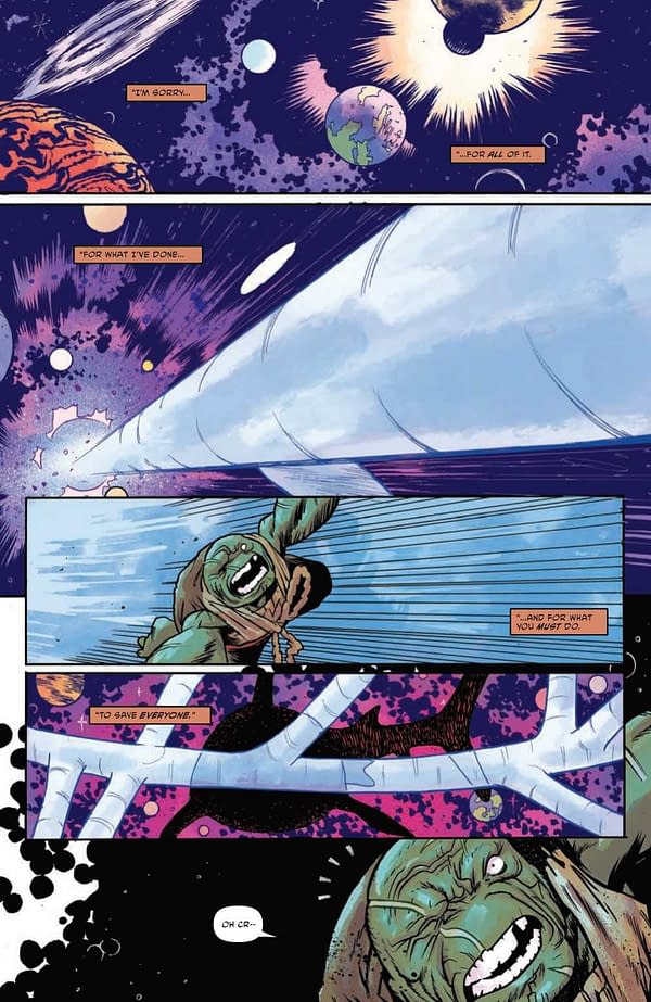 Interior preview page from Teenage Mutant Ninja Turtles Annual 2023