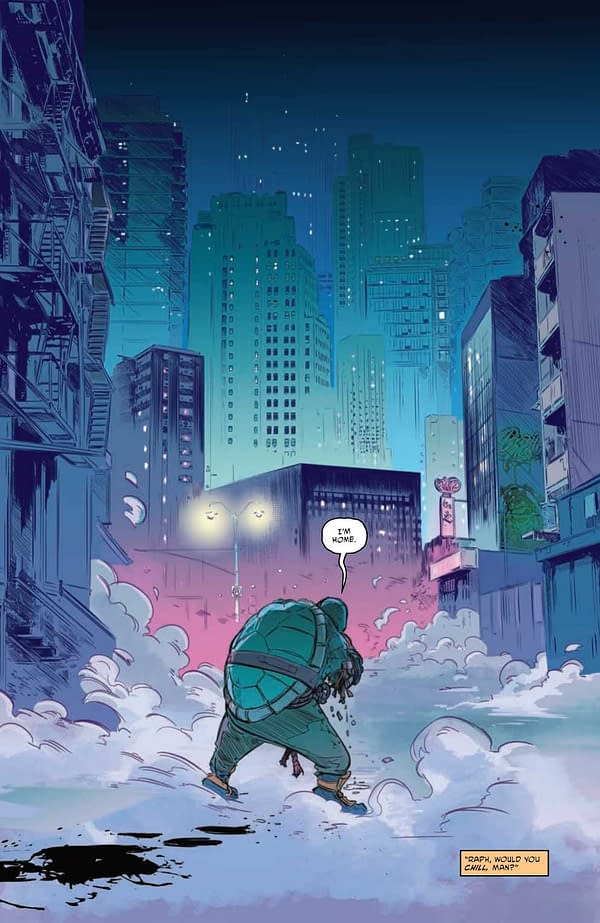 Interior preview page from Teenage Mutant Ninja Turtles Annual 2023