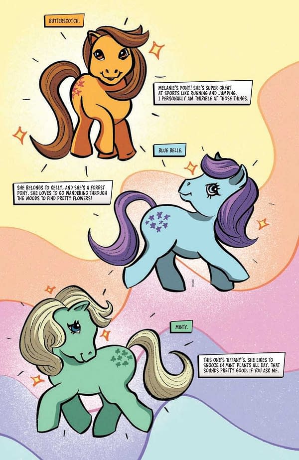 Interior preview page from My Little Pony 40th Anniversary Special #1