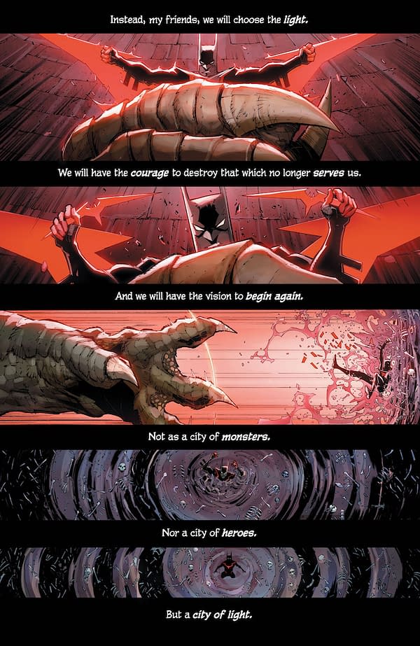 Interior preview page from Batman Beyond: Neo-Gothic #2