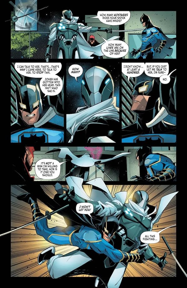 Interior preview page from Batman Incorporated #11