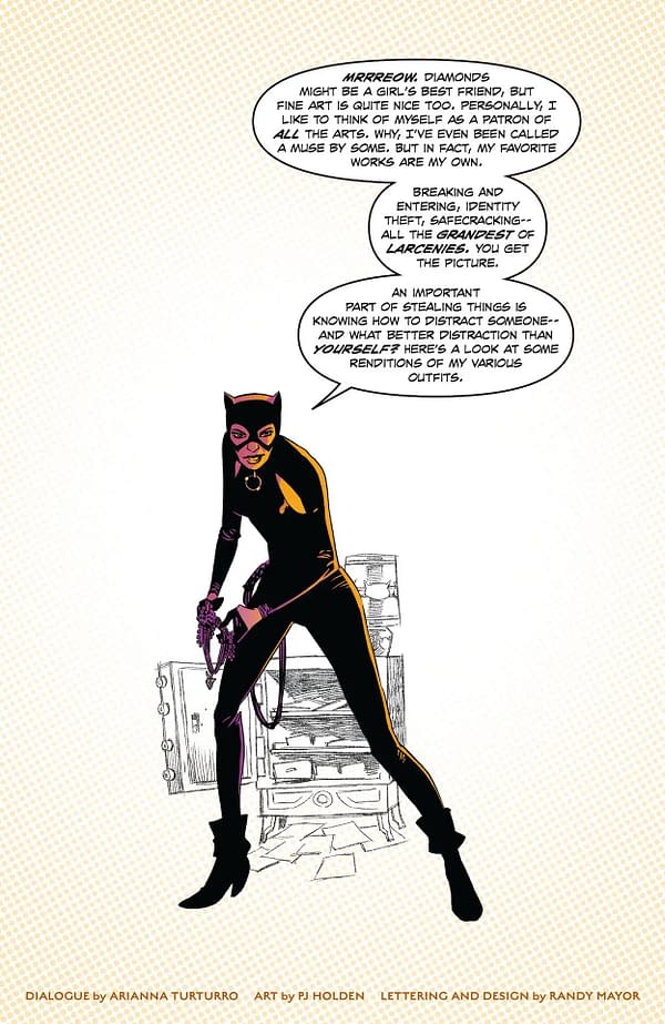 Interior preview page from Catwoman Uncovered #1