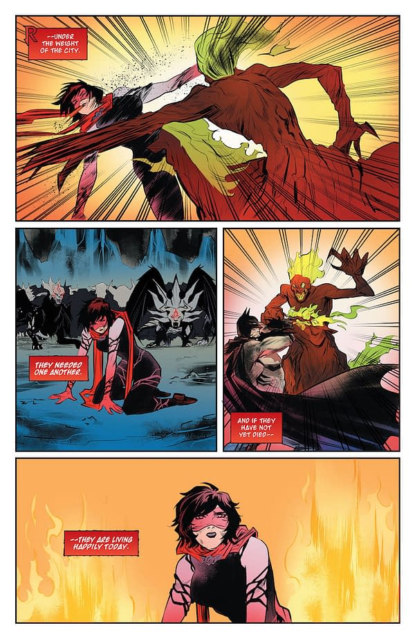 Interior preview page from DC RWBY #7