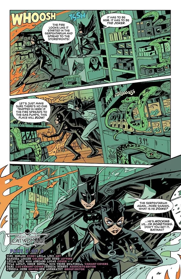 Interior preview page from Knight Terrors: Catwoman #2