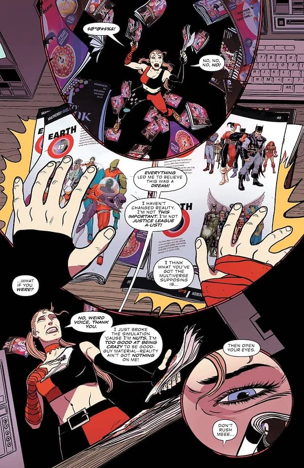 Interior preview page from Knight Terrors: Harley Quinn #2