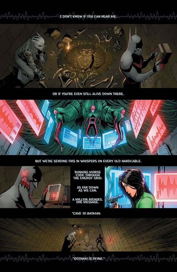 Interior preview page from Batman Beyond: Neo-Gothic #3
