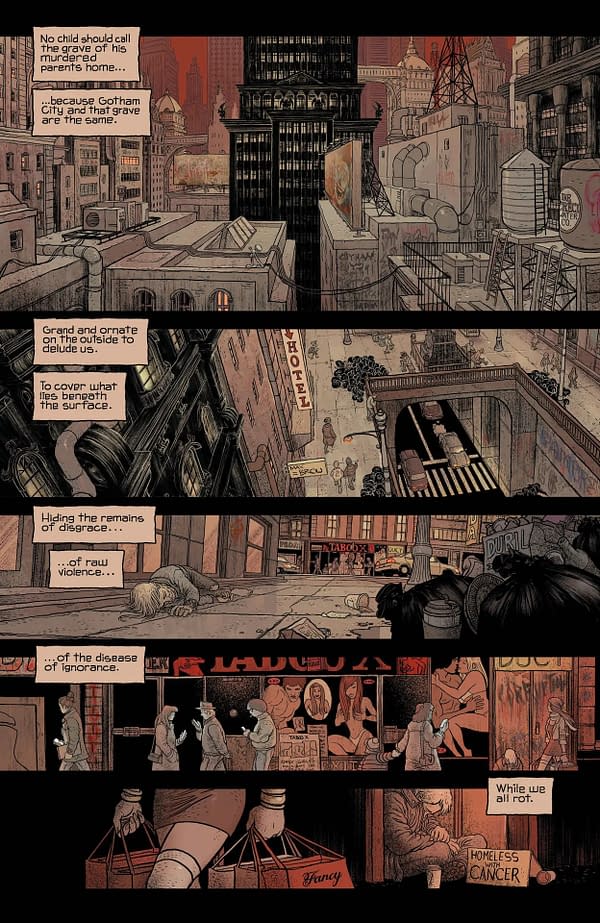 Interior preview page from Batman: Gargoyle of Gotham #1