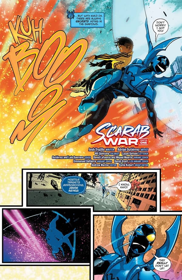 Blue Beetle #1 Preview: Can He Sell More Copies Than Tickets?