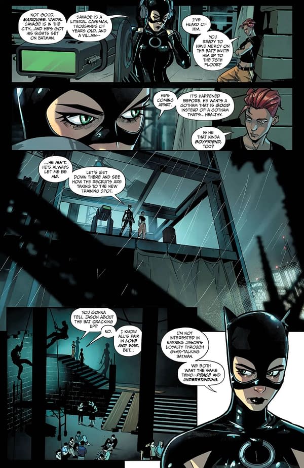 Interior preview page from Catwoman #57