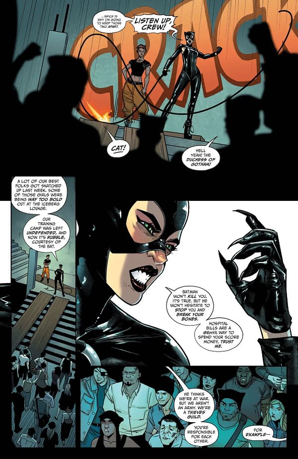 Interior preview page from Catwoman #57