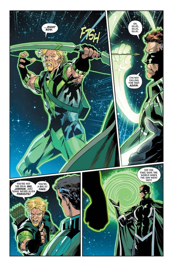Interior preview page from Green Arrow #4