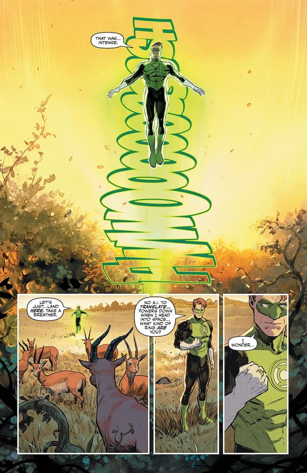 Interior preview page from Green Lantern #3