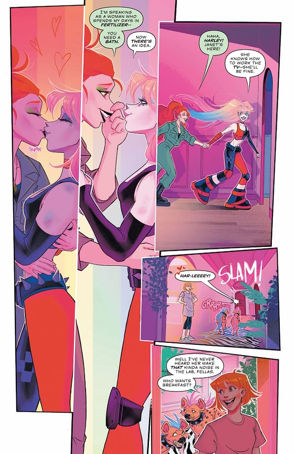 Interior preview page from Harley Quinn #32