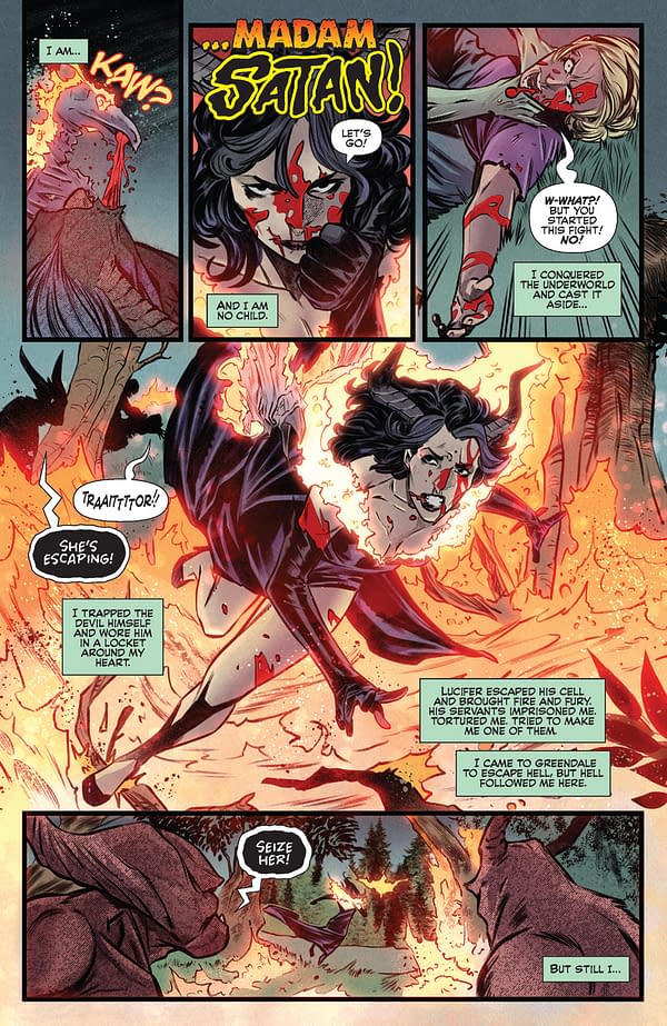 Interior preview page from Chilling Adventures Presents: Madam Satan - Hell on Earth #1