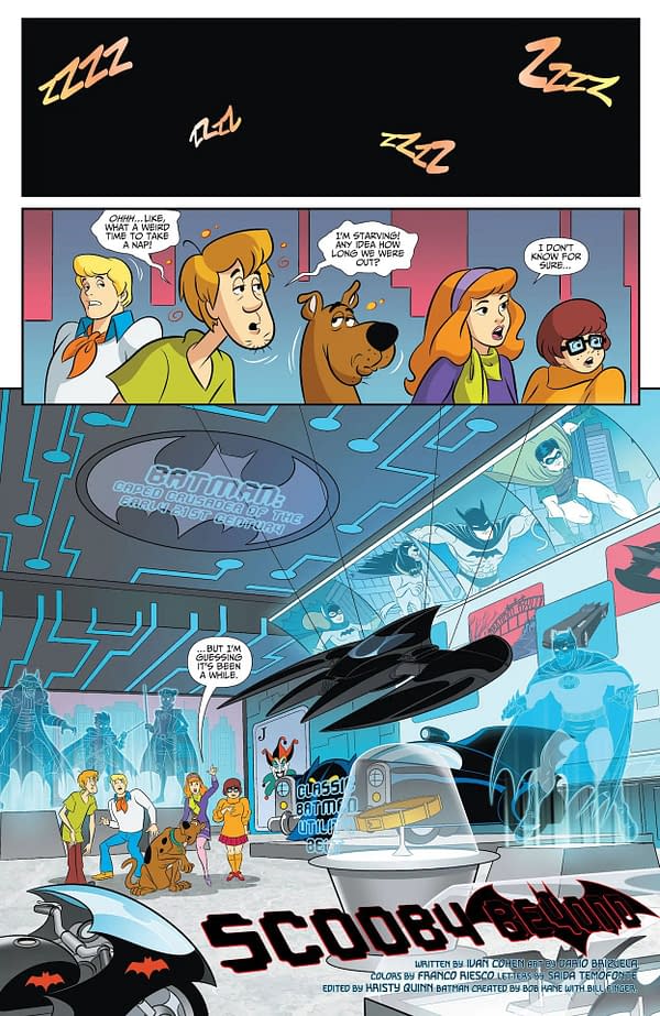 Interior preview page from Batman and Scooby-Doo Mysteries #12