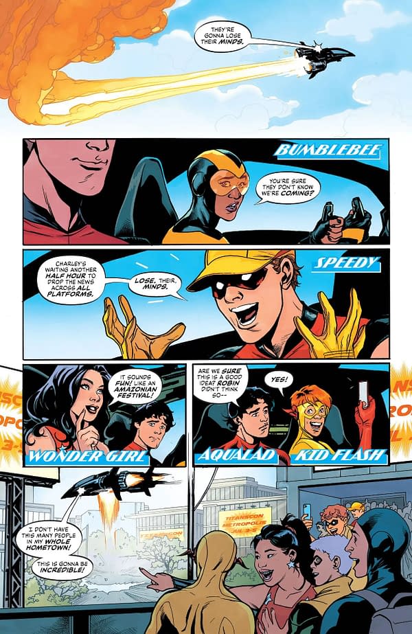 Interior preview page from World's Finest: Teen Titans #3
