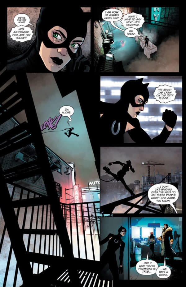 Interior preview page from Catwoman #58