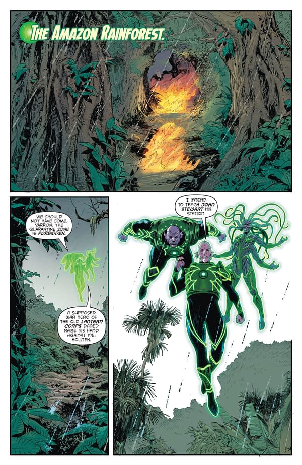 Interior preview page from Green Lantern: War Journal #2