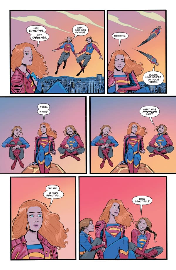Interior preview page from Supergirl Special