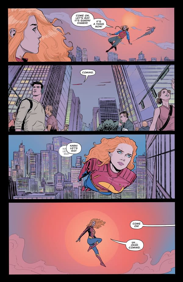 Interior preview page from Supergirl Special