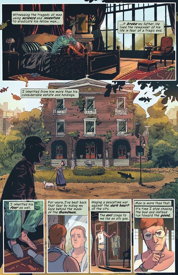 Interior preview page from Wesley Dodds: The Sandman #1