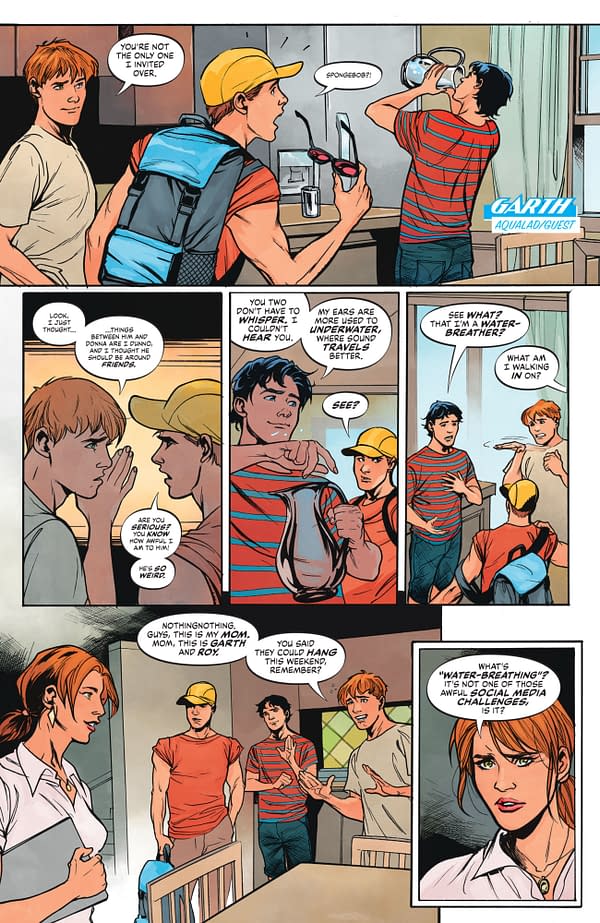 Interior preview page from World's Finest: Teen Titans #4