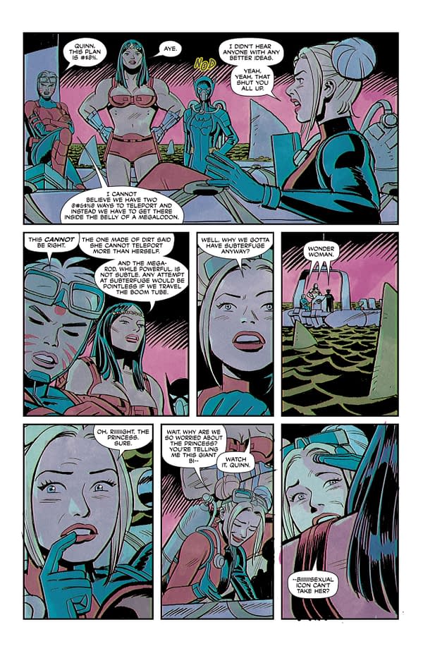 Interior preview page from Birds of Prey #3