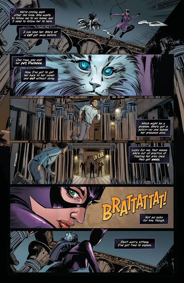 Interior preview page from Catwoman #59