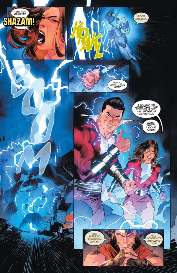 Interior preview page from Shazam #5