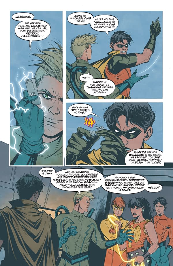 Interior preview page from World's Finest: Teen Titans #5