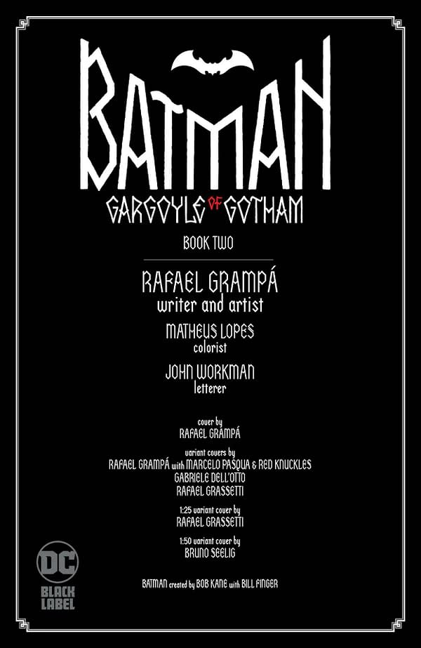Interior preview page from Batman: Gargoyle of Gotham #2