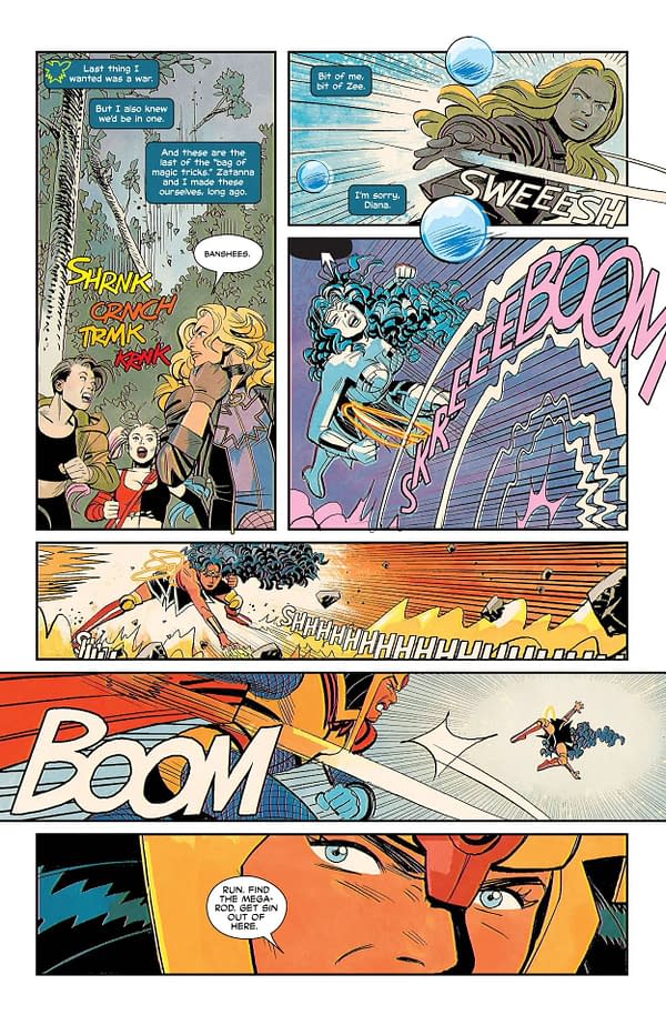 Interior preview page from Birds of Prey #4