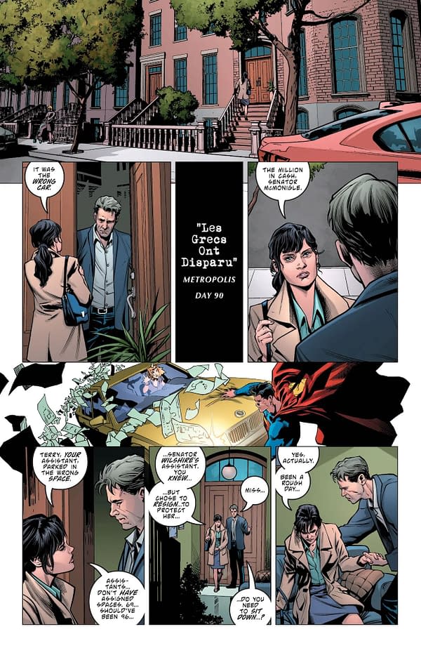 Interior preview page from Superman: Lost #9