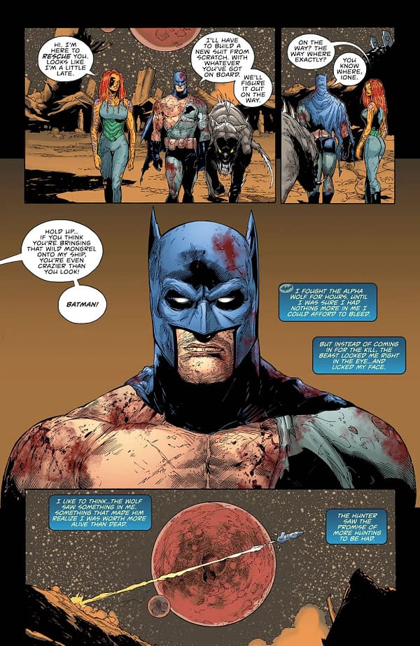 Interior preview page from Batman Off-World #3